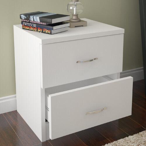 Ноќна масичка Hanah Home Sine, 40x41.8x33 см, бела