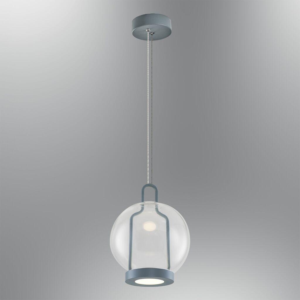 Opviq Luster 3434-1A-16, 13W, LED, 3000K, 1300 Lm, 120 cm,, Сива