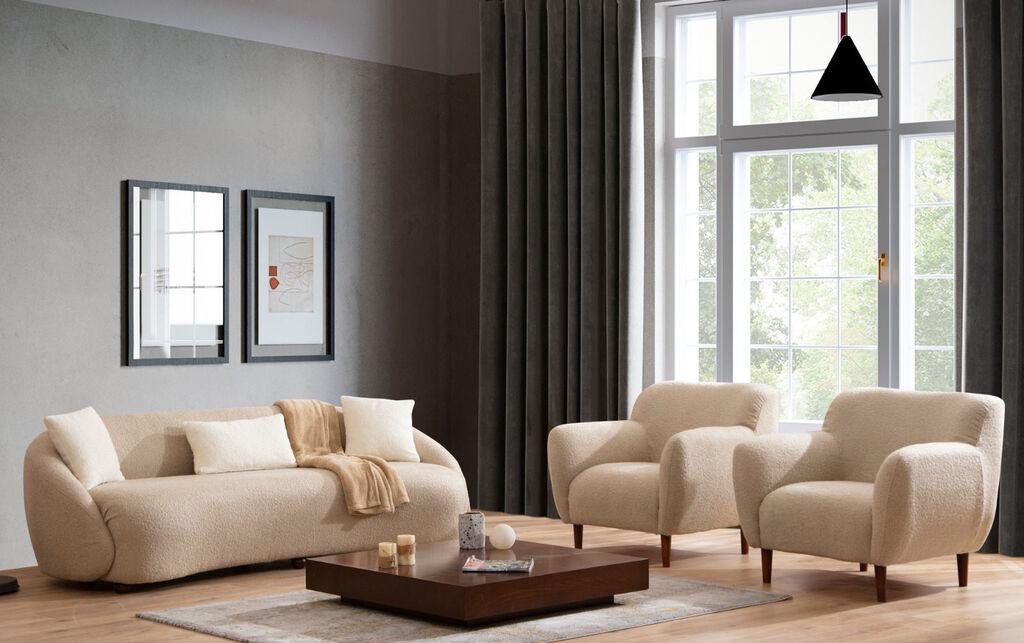Atelier del Sofa Наполи троседот, капучино