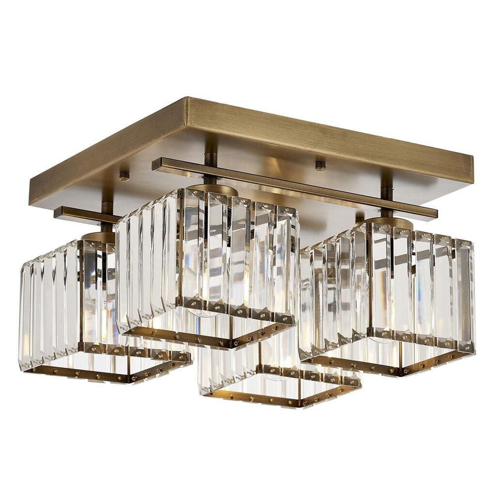 Opviq Luster Av 1795 4E, Метал, Бронзена боја