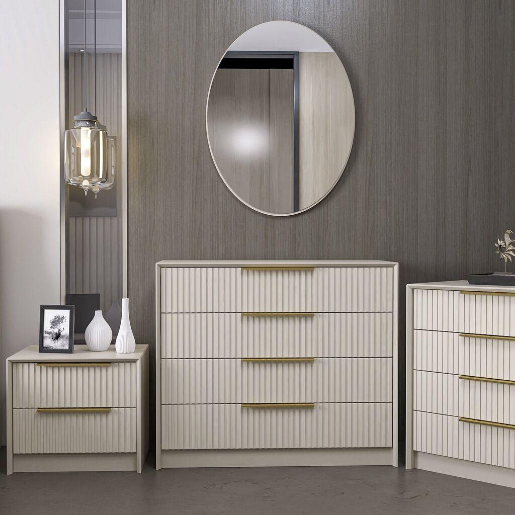 Комода Hanah Home Kale Luxe 7940, бела