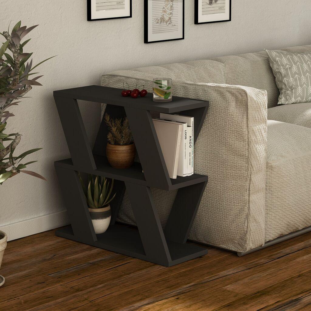 Клуб маса Hanah Home Lazena 60x57x22cm Антрацит