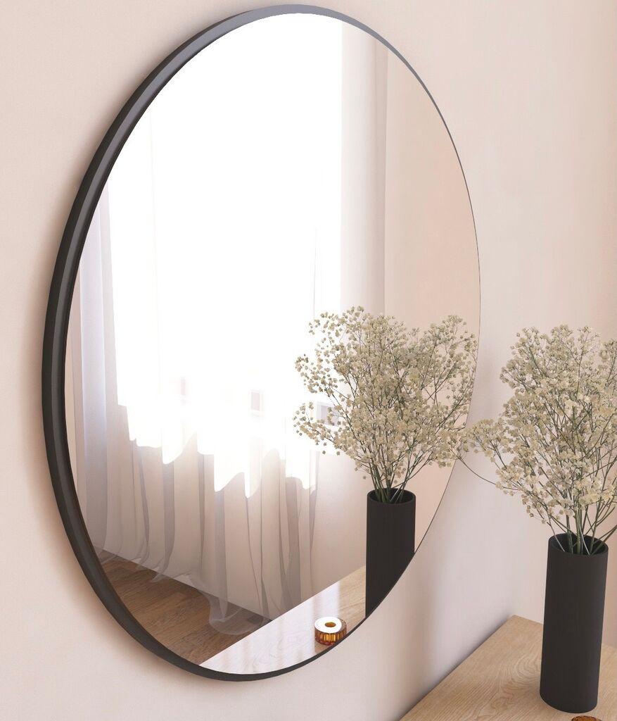 Огледало Hanah Home Ozze, 60x60 см, црно