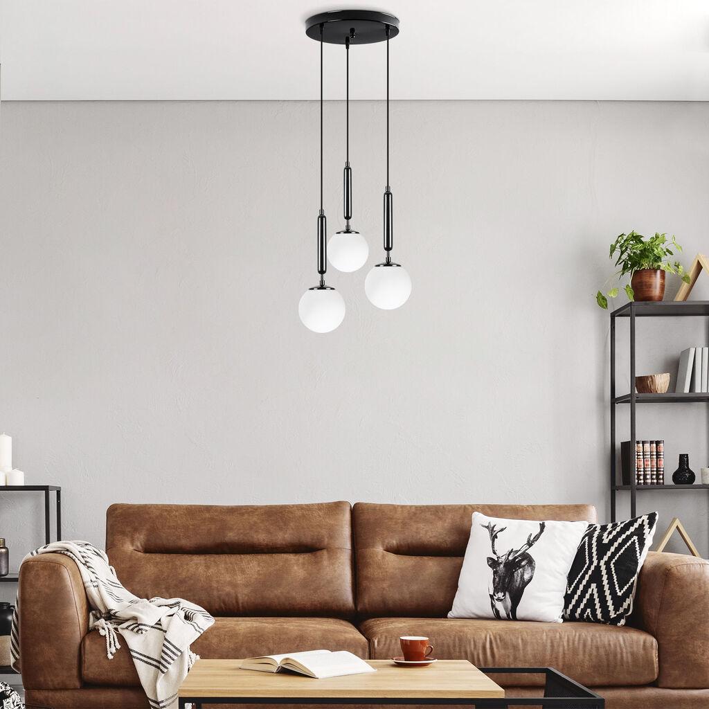 Opviq Luster King-11465, 34x34x134 см, 3xE14