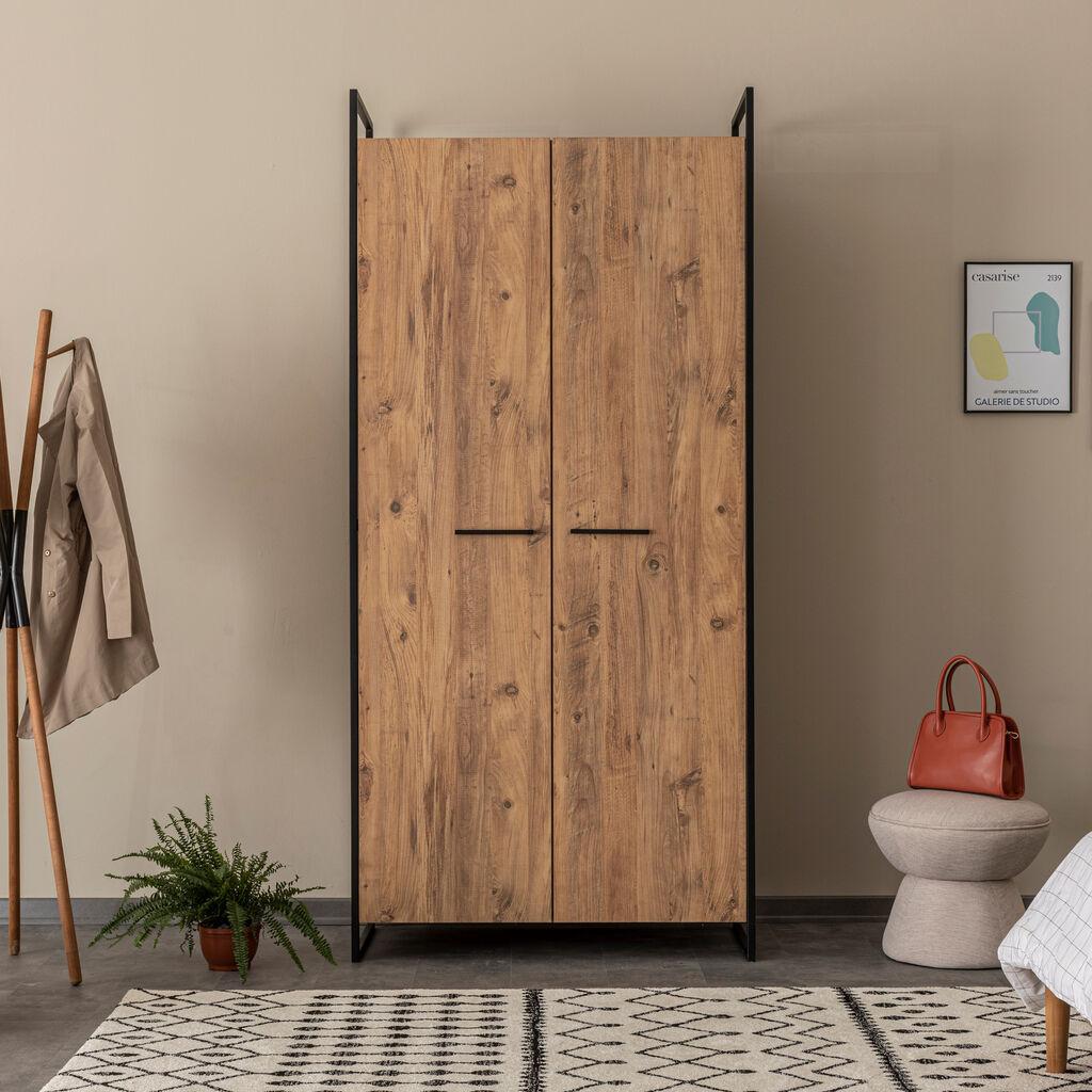 Гардеробер Hanah Home Dynamic 104x225x52cm Беж боја