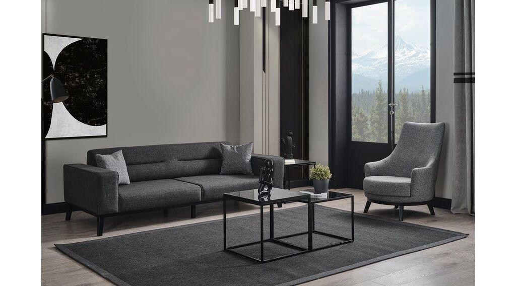 Фотелја Atelier del Sofa Bali 80x77x67 см светло сива