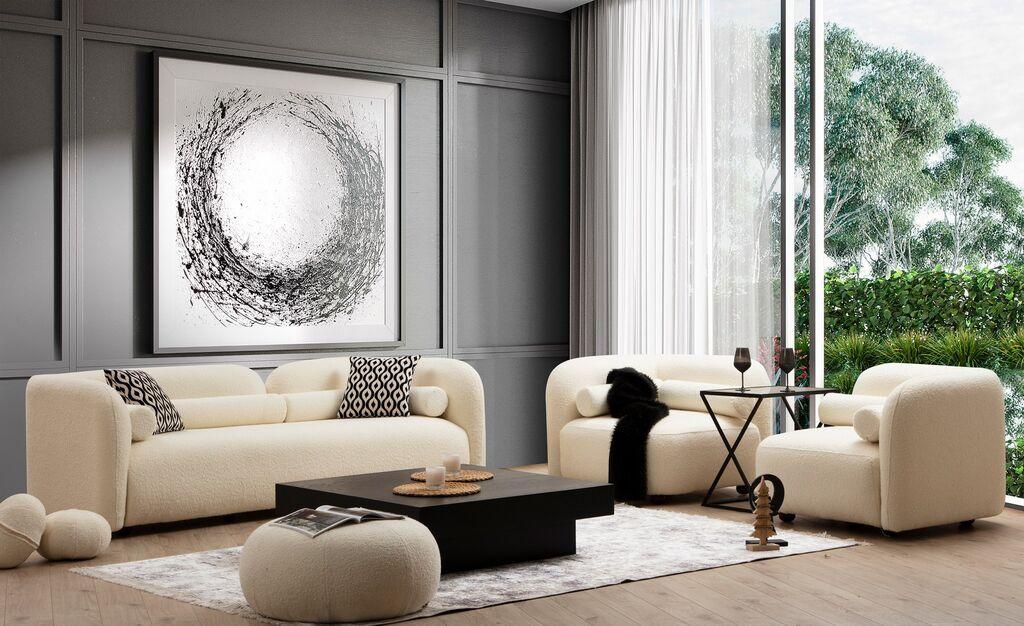 Atelier del Sofa Двосед Victoria Bouclette крем