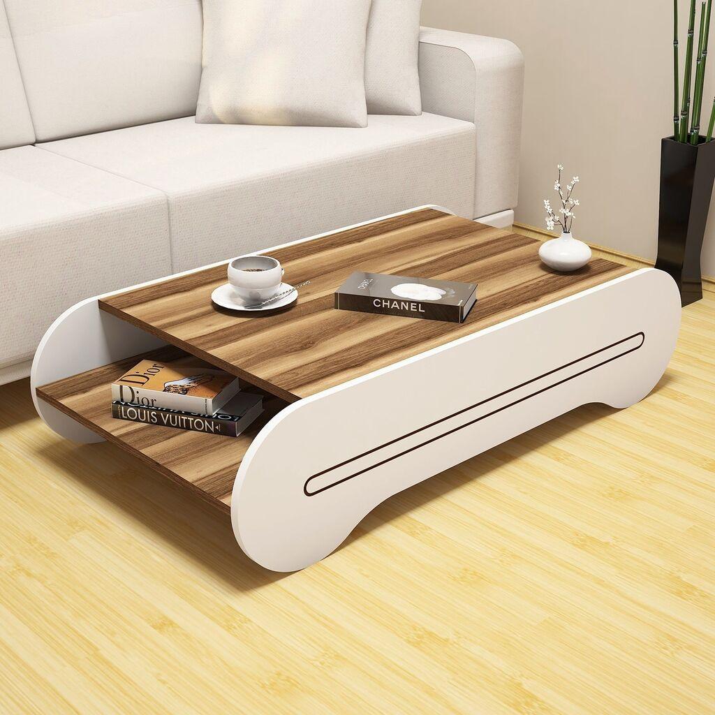Маса Hanah Home Cool Club, 120x30x63,6, оревово-бела