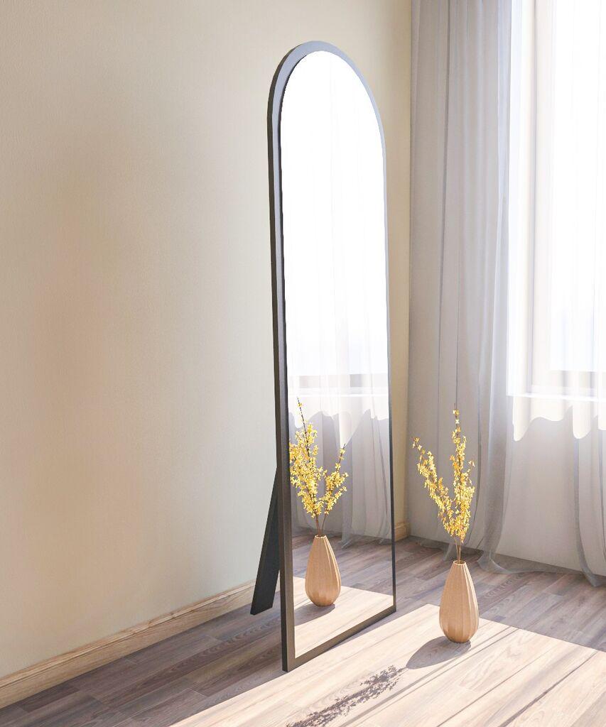 Подно огледало Hanah Home Emma, ​​​​50x160 см, црно