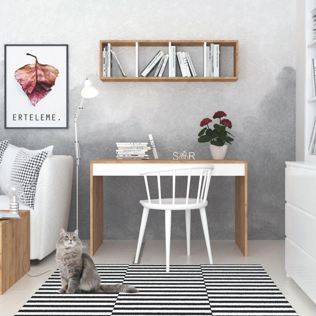 Работна маса Hanah Home 120x74x60 см, даб