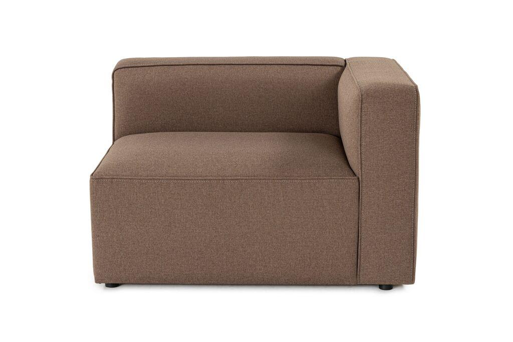 Фотелја Atelier del Sofa Mora XL 110x69x90cm кафеава