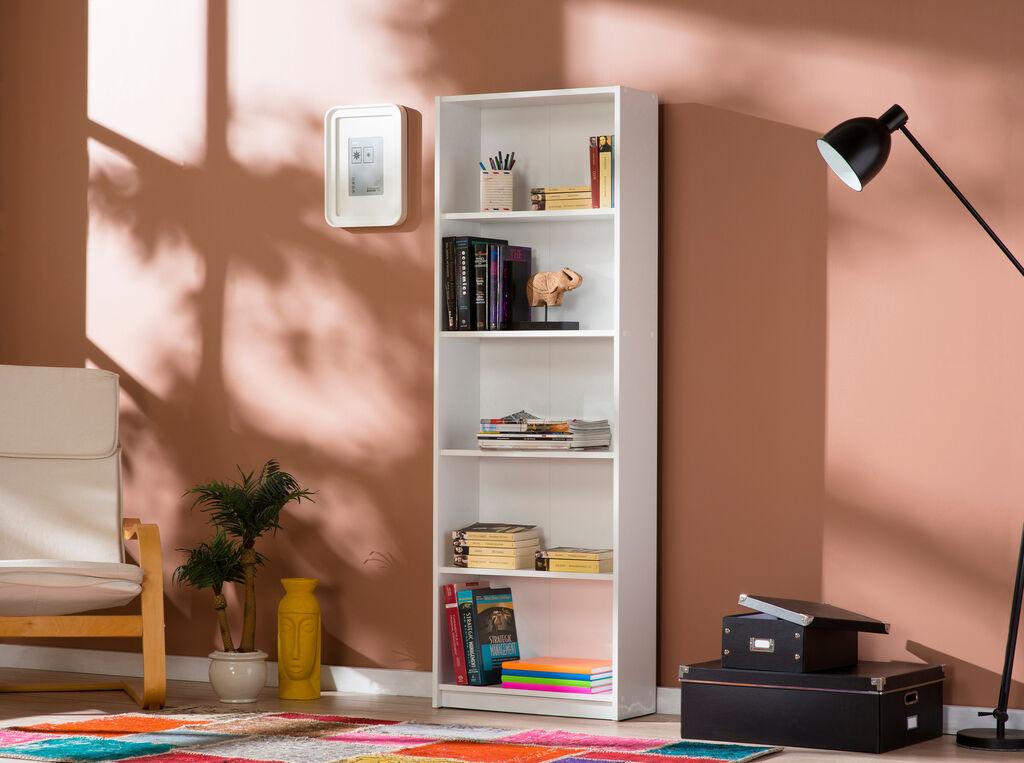 Полица Hanah Home 58x170x23 см бела