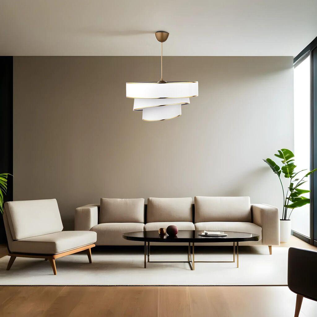 Opviq Couper Luster, бело-златно