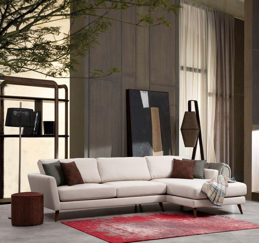 Аголна гарнитура Atelier del Sofa Mayorka 93x85x303cm Беж-Кафеава