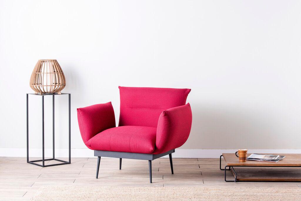 Фотелја Atelier del Sofa Jax 90x95x80cm темно црвена