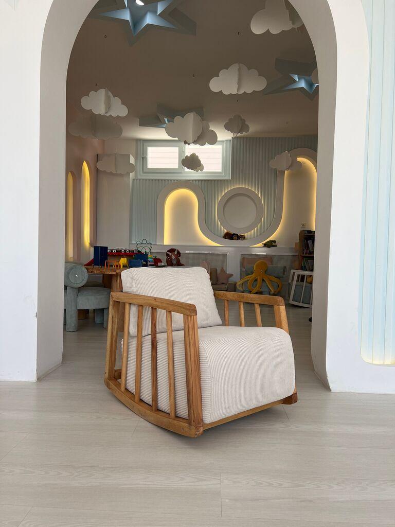 Детска фотелја Atelier del Sofa бела