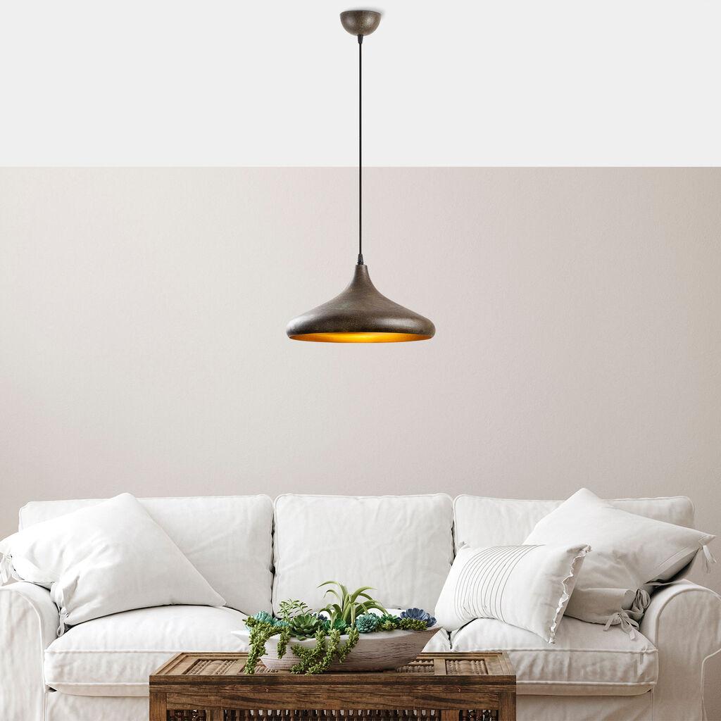 Opviq Luster Barek-11544, 35x35x114 см, E27, 40W, Кафеава