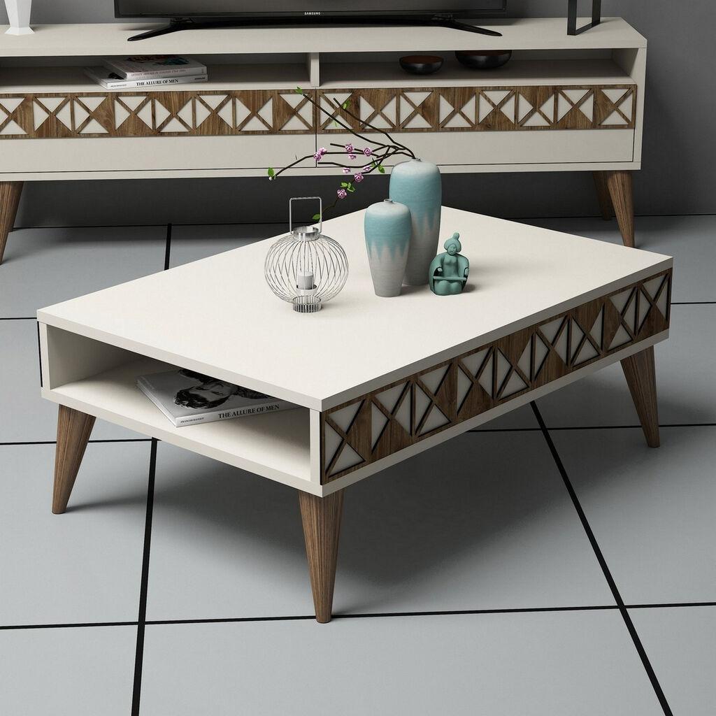 Маса Hanah Home Club Line 90x34,6x60 см Крем