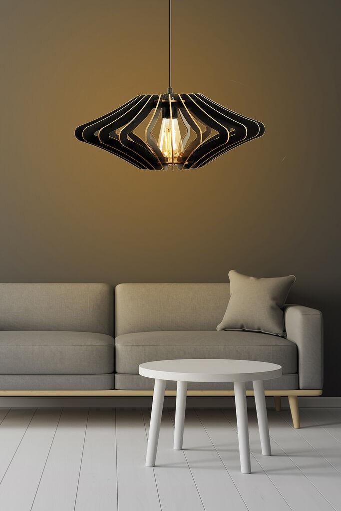 Лустер Opviq MDF 170, црн