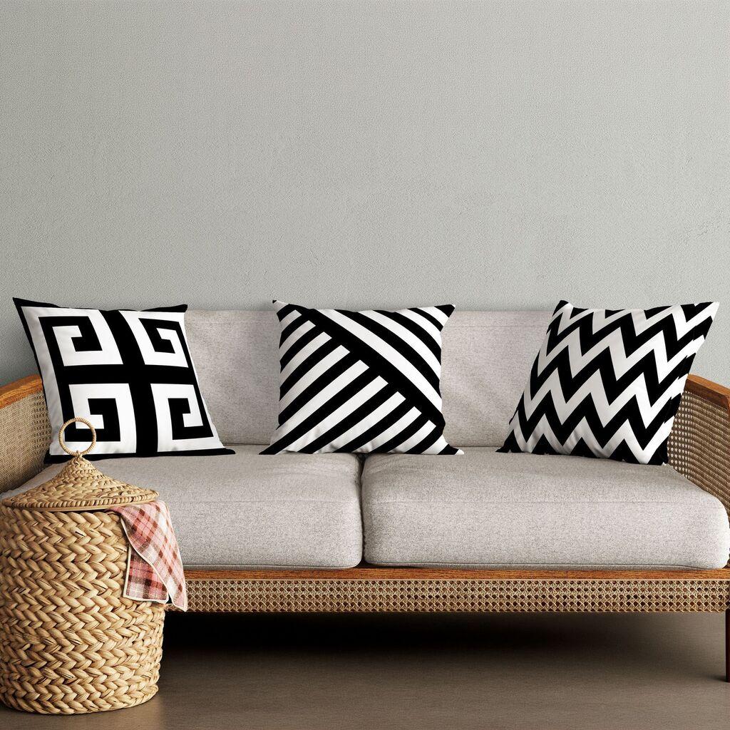 Комплет од 3 навлаки за перници Aberto Design 43x43cm во боја