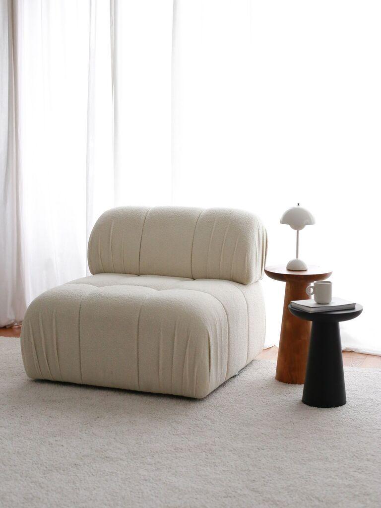 Фотелја Atelier del Sofa Soli 89x74x89cm бела