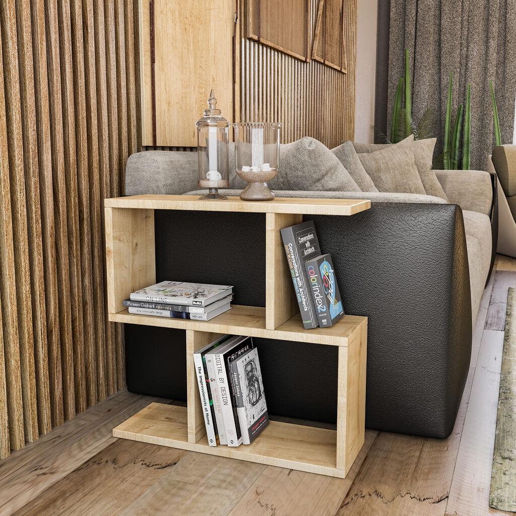Полица за живот Hanah Home, кафеава