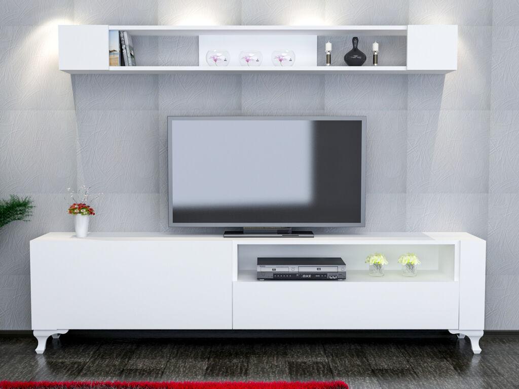 Комода за фиоки Hanah Home TV Kar White