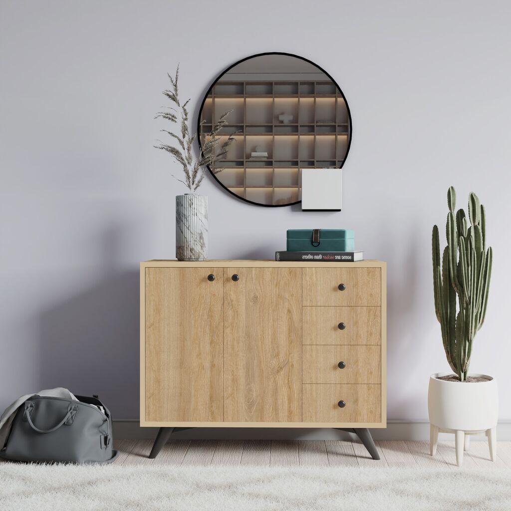 Hanah Home Waga (811MDD4146) Полица за чевли, кафеава