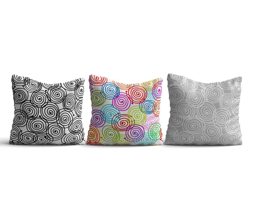 Комплет од 3 перници Aberto Design 43x43cm Шарени