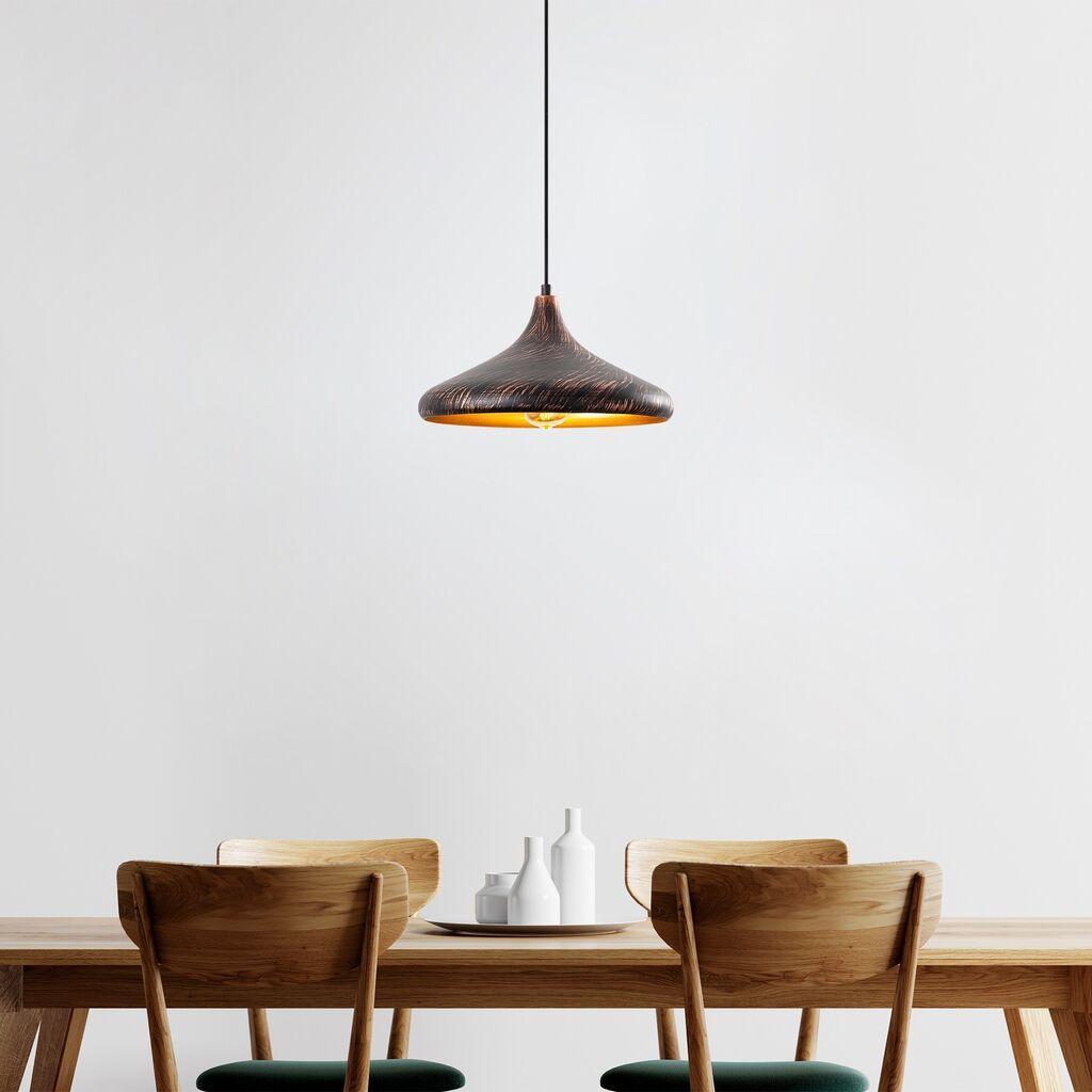 Opviq Luster Barek-11546, 34x34x29 см, E27, црна