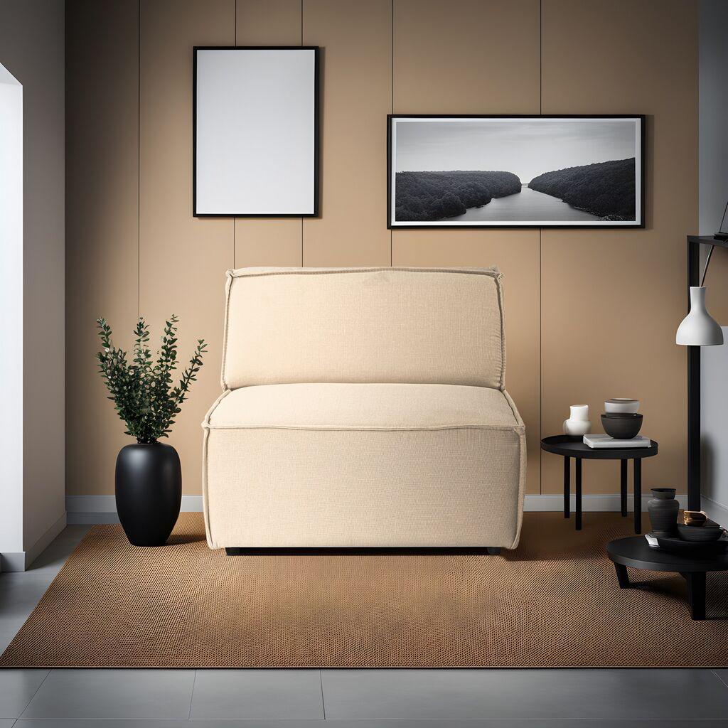 Фотелја Atelier del Sofa 100x70x100cm Крем