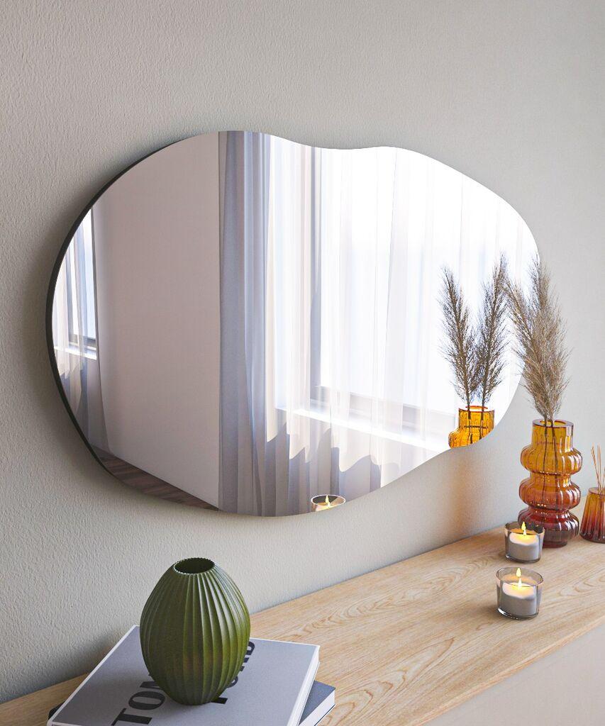 Hanah Home Mirror Lossa, 52x89cm, црна