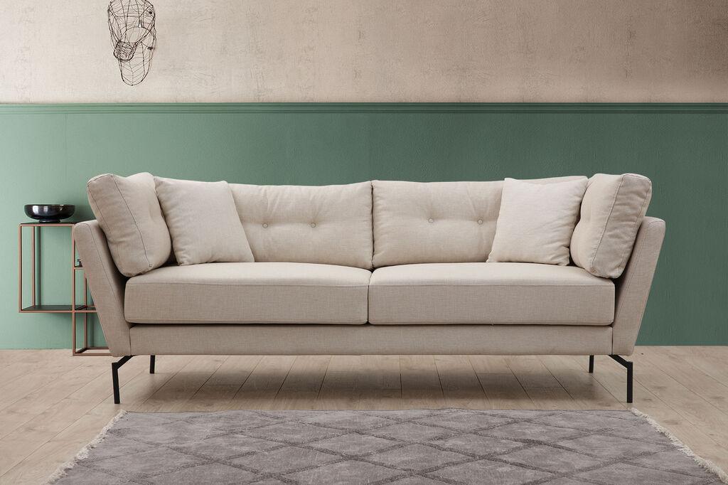 Atelier del Sofa Тросед мапа 90x84x214cm крем