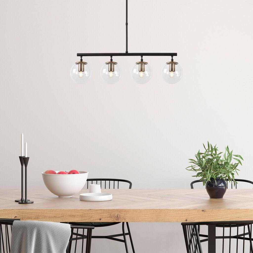 Opviq Luster Fazli-10430, 4xE14, 70x15x43-87 cm, проdzирен