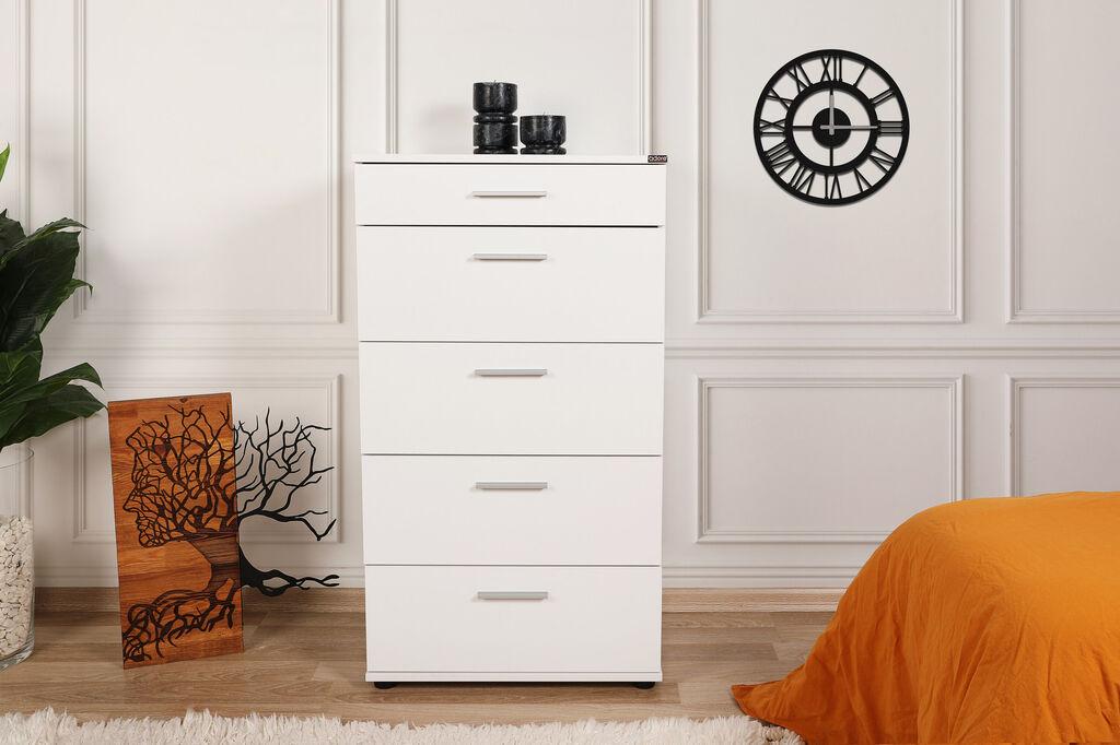 Комода Hanah Home 60x108x44cm бела