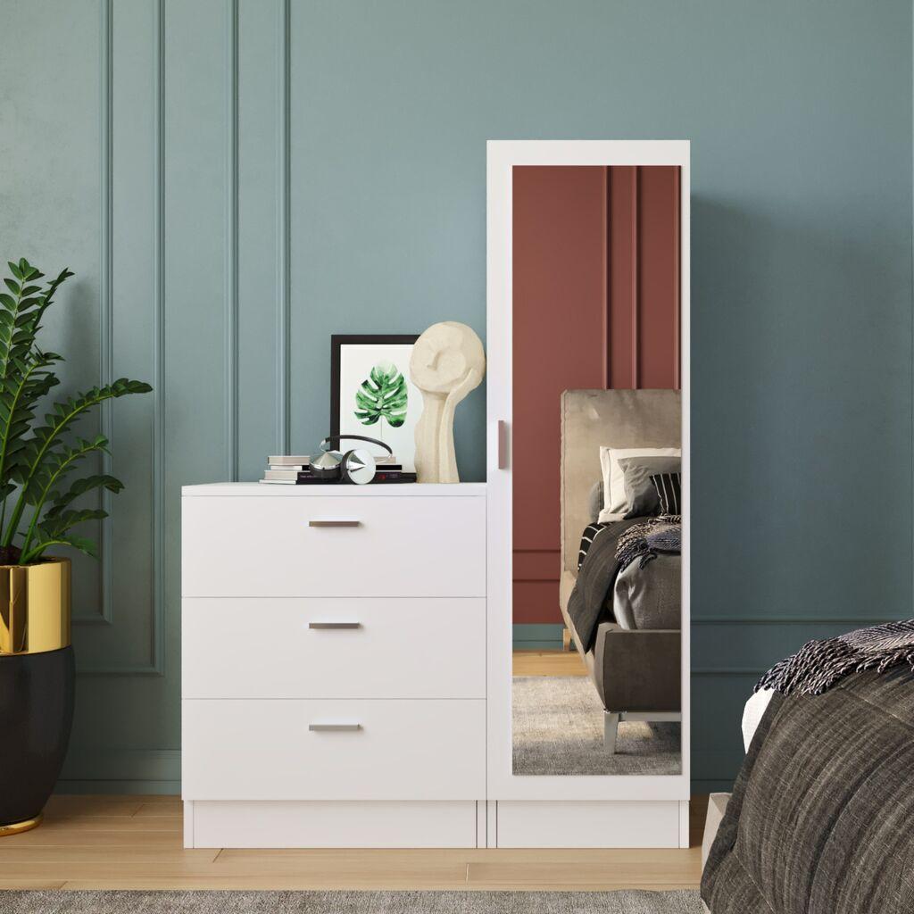 Комода Hanah Home 60x72x47 см бела