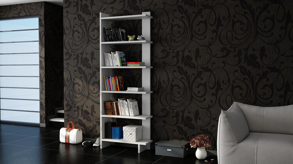 Полица Hanah Home 46,8x170x21,7 см бела