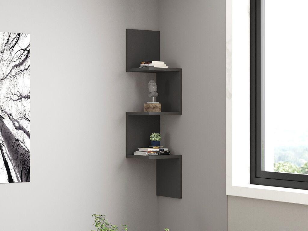 Dzидна полица Hanah Home Антрацит