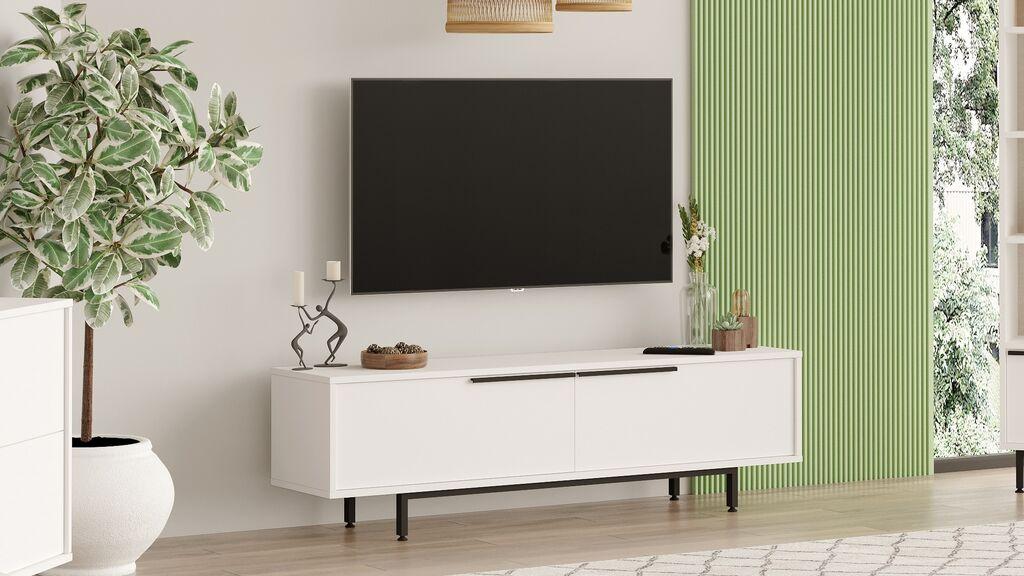 Hanah Home ON1 W полица за телевизор, бела