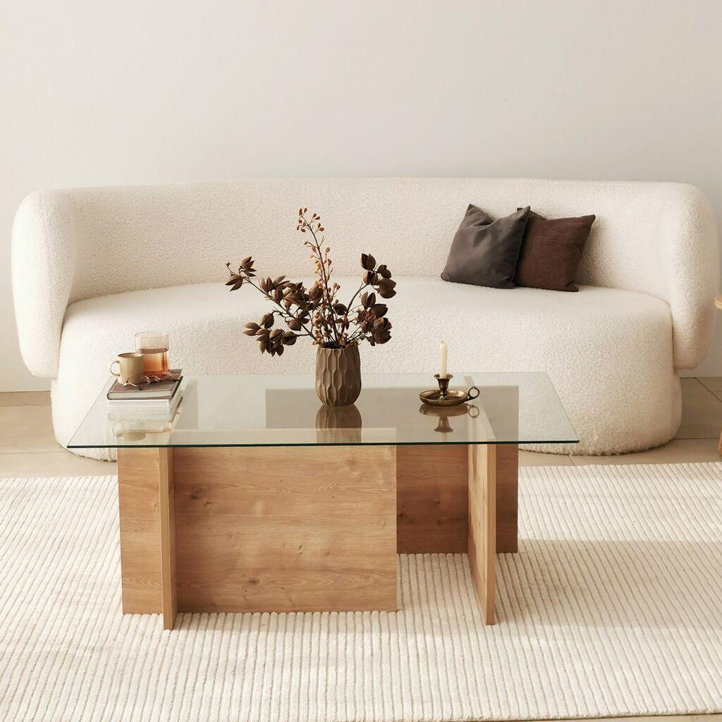 Маса Hanah Home Escape Club, 105x40x65 см, даб