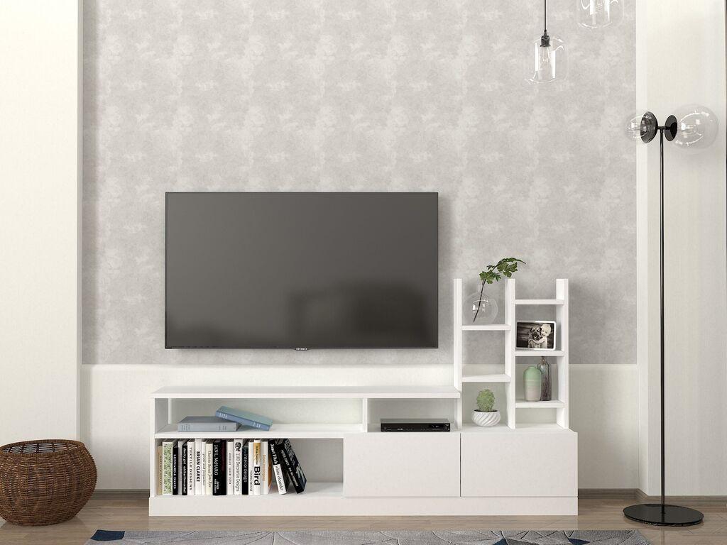 Полица за телевизор Hanah Home Dolunay, бела