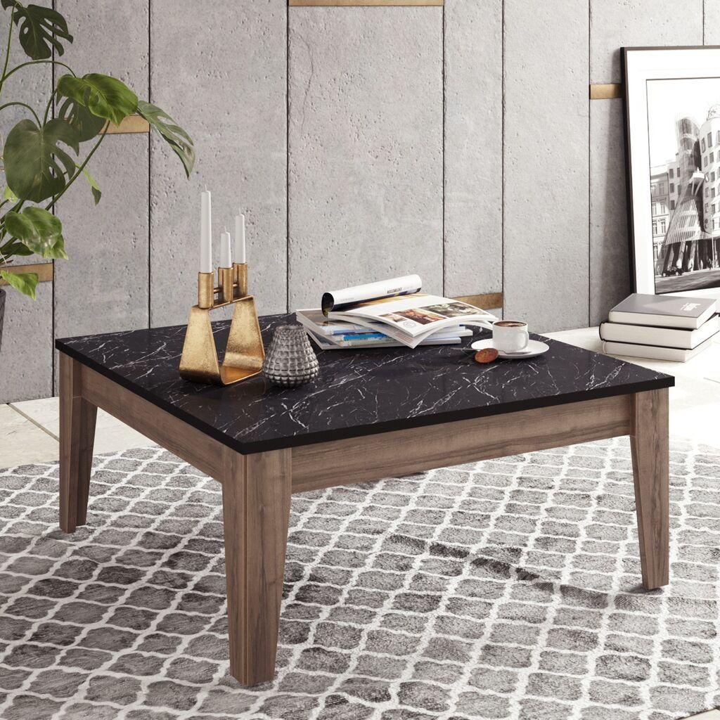 Маса Hanah Home Club Lorenz 85x85x35cm орев