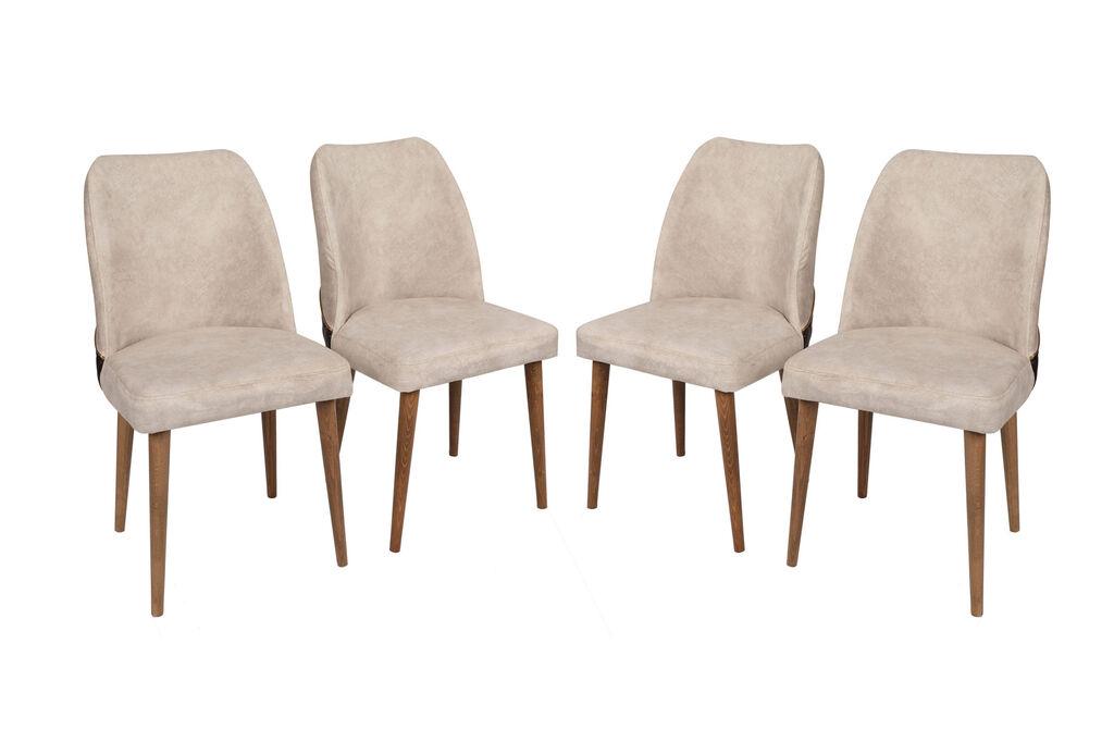 Стол Hanah Home Nova 071 V4, 4 парчиња, беж