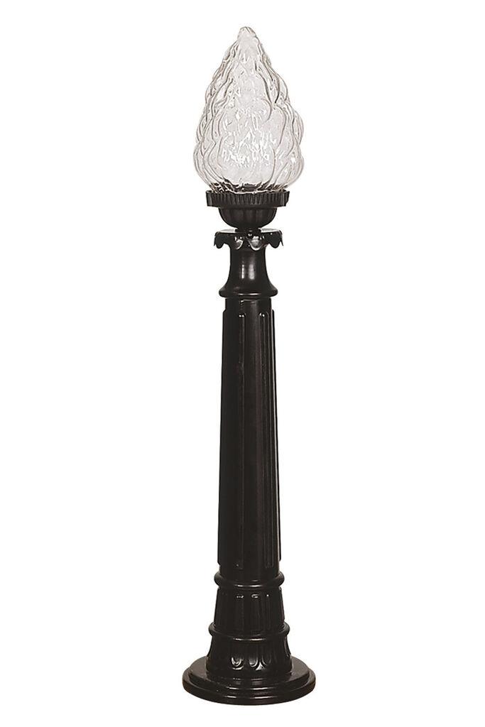 Надворешна светилка Opviq BSU-68191-BSY-M1-K, 90 см, Подна, IP65, E27, 60W, Црна