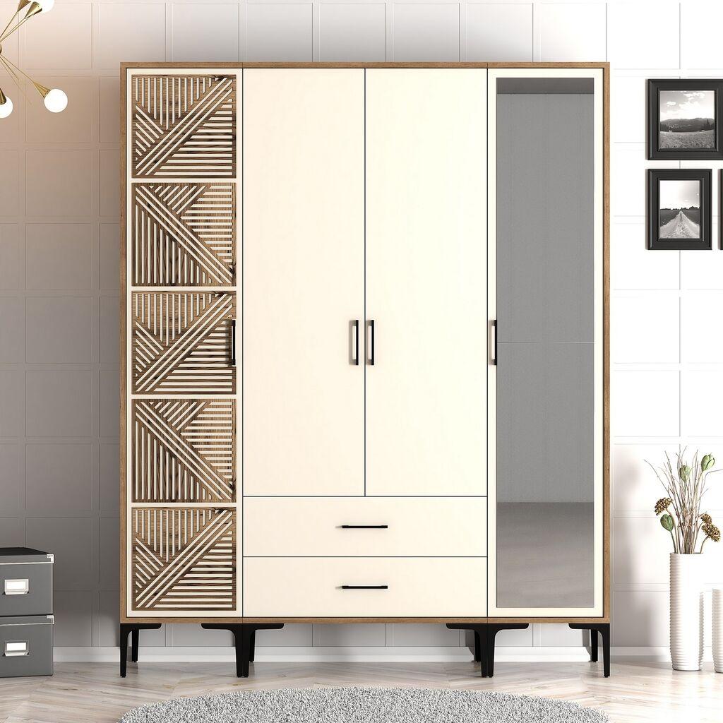 Hanah home гардероба Kumsal PTR 160x47,5x201cm Орев