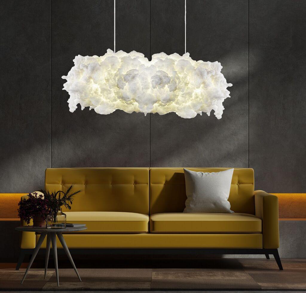 Opviq Luster Serene White Cloud, 90x45 см, бела