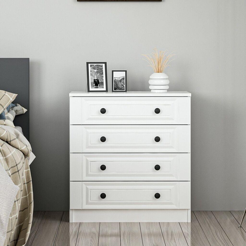 Комода Hanah Home Кељ 72x42x77 см бела