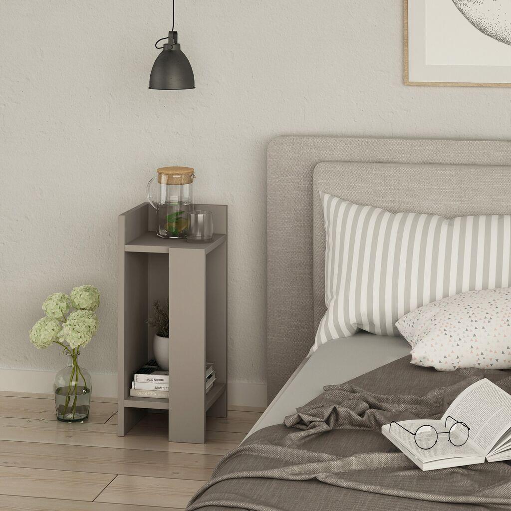 Лева ноќна масичка Hanah Home Elos, 25x60x27 см, антрацит