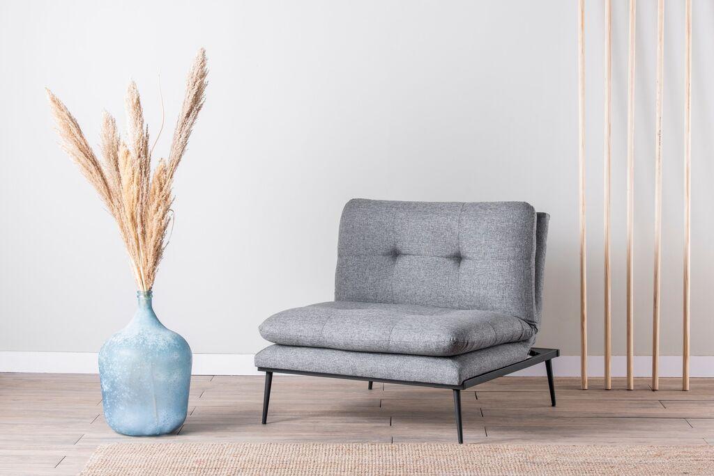 Фотелја Atelier del Sofa Martin 90x95x90cm сива