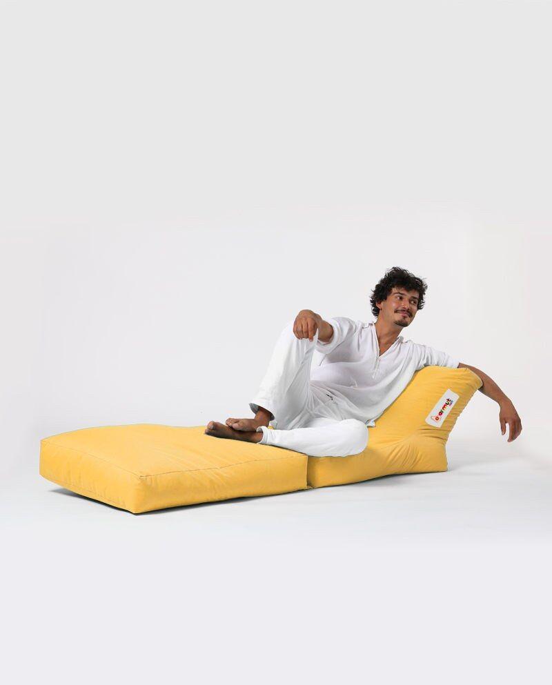 Atelier del Sofa Lazy bag Siesta Sofa Bed Pouf, жолта